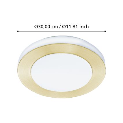 Eglo - LED Lubinis vonios šviestuvas LED/10,8W/230V IP44