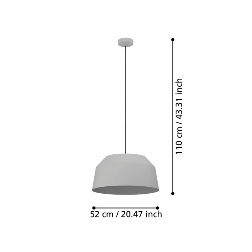 Eglo - Pakabinamas sietynas 1xE27/40W/230V d. 52 cm