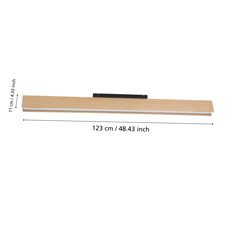 Eglo - LED RGBW Reguliuojamas lubinis šviestuvas LED/35W/230V 2700-6500K