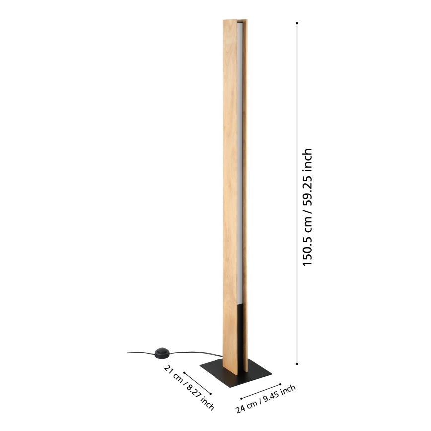 Eglo - LED RGBW Pritemdomas toršeras LED/35W/230V 2700-6500K