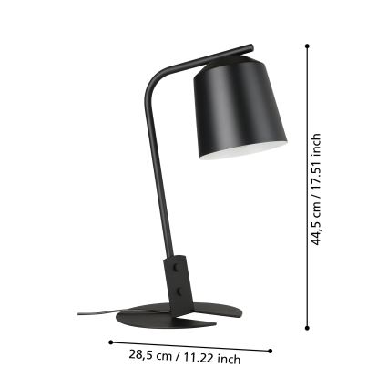 Eglo – Stalinė lempa 1xE27/40W/230V