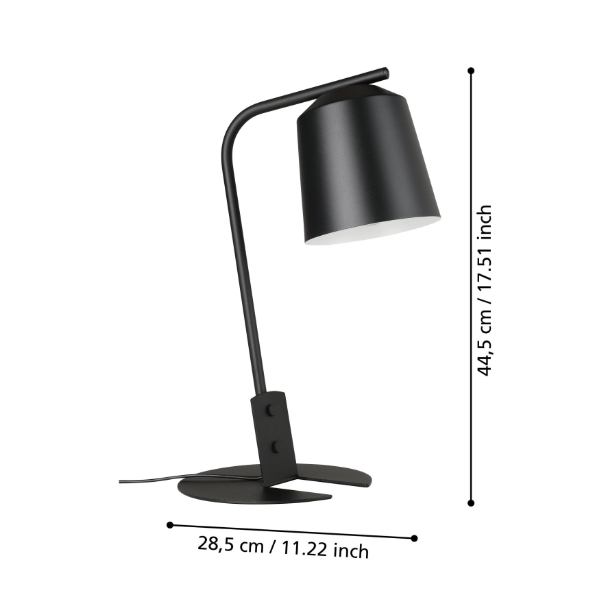 Eglo – Stalinė lempa 1xE27/40W/230V