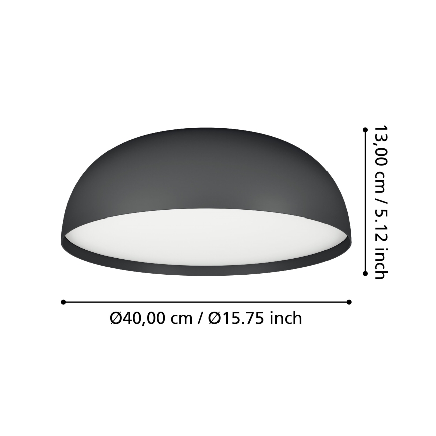 Eglo - LED RGBW Reguliuojamas lubinis šviestuvas 3xLED/7,5W/230V 2700-6500K diametras 40 cm