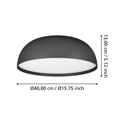 Eglo - LED RGBW reguliuojamas lubų šviestuvas 3xLED/7,5W/230V 2700-6500K skersmuo 40 cm