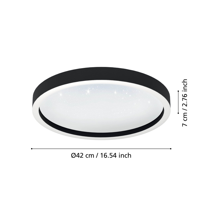 Eglo - LED RGBW Reguliuojamas lubinis šviestuvas LED/17,8W/230V 2700-6500K