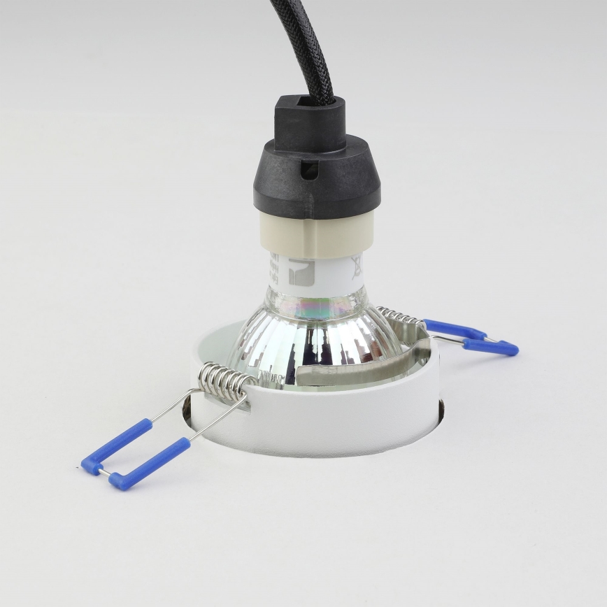 Eglo - Įleidžiamas šviestuvas 1xGU10/35W/230V balta