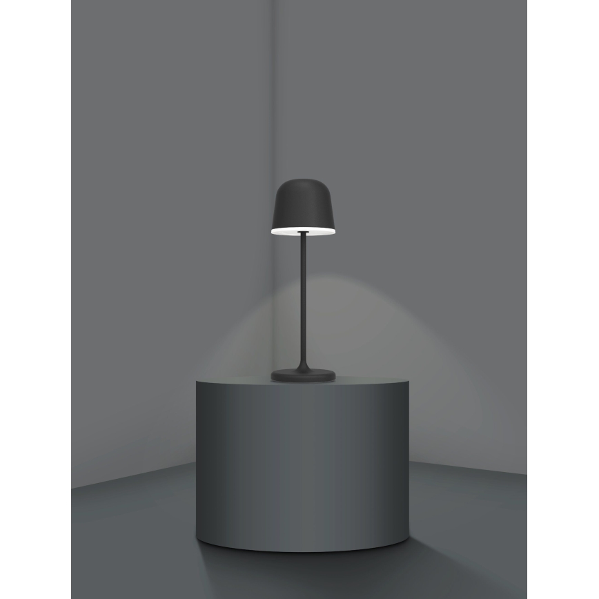 Eglo - LED šviesos reguliavimas lauko rechargeable lempa LED/2,2W/5V 1800 mAh juoda IP54