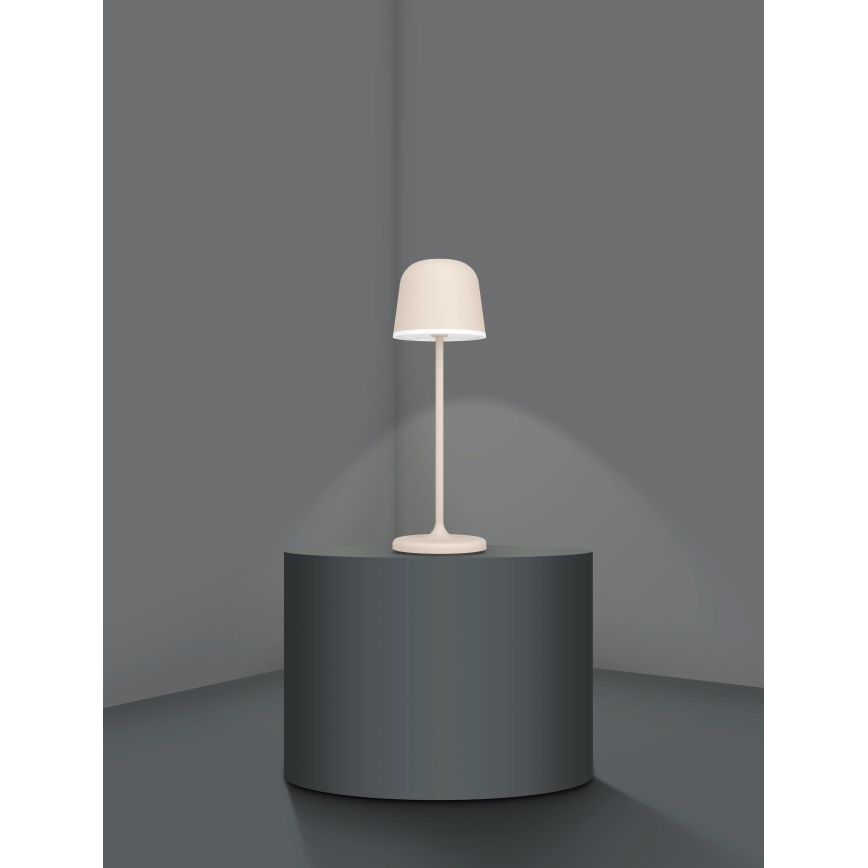 Eglo - LED šviesos reguliavimas lauko rechargeable lempa LED/2,2W/5V 1800mAh smėlio spalva IP54