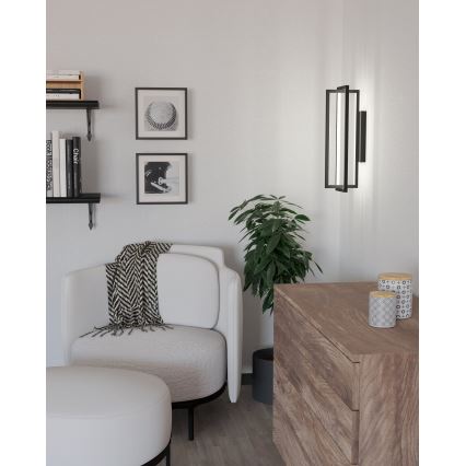 Eglo - LED Reguliuojamas sieninis šviestuvas LED/15,5W/230V + valdymo pultas
