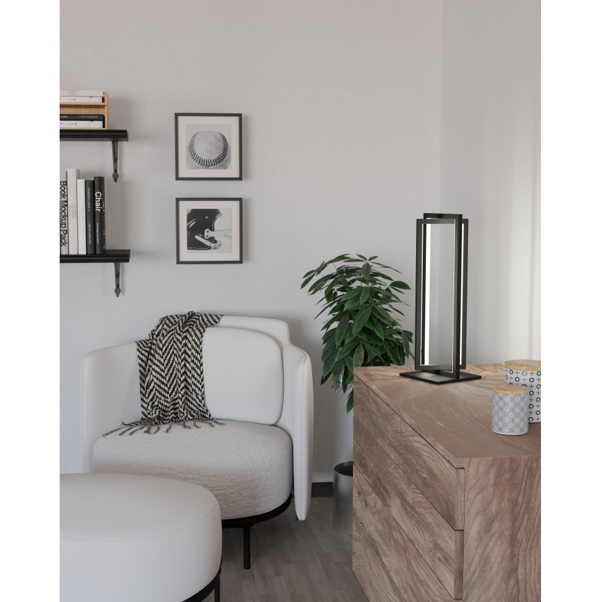 Eglo - LED Reguliuojama stalinė lempa LED/15,5W/230V + valdymo pultas