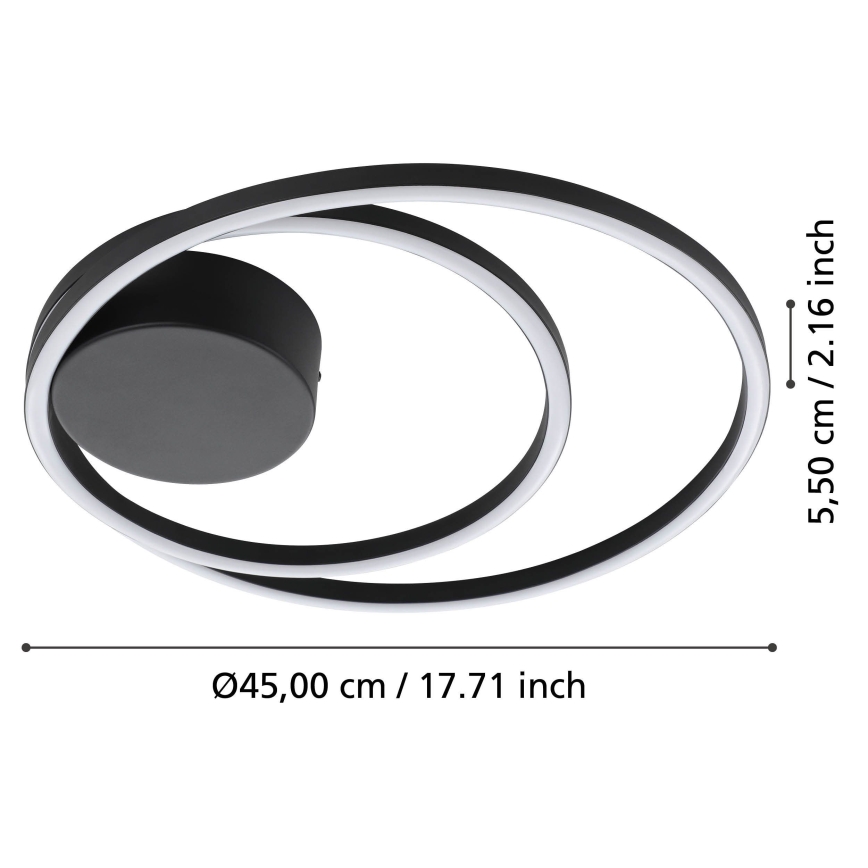 Eglo - LED Lubinis šviestuvas LED/36W/230V