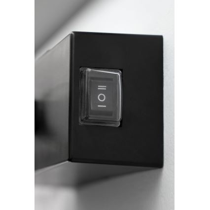 Eglo - LED Vonios veidrodžio apšvietimas LED/5W/230V IP44 juodas