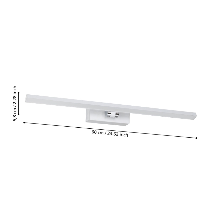 Eglo - LED Vonios veidrodžio apšvietimas LED/5W/230V IP44 baltas
