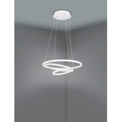 Eglo - LED Reguliuojamas pakabinamas sietynas LOBINERO-Z LED/43,2W/230V baltas
