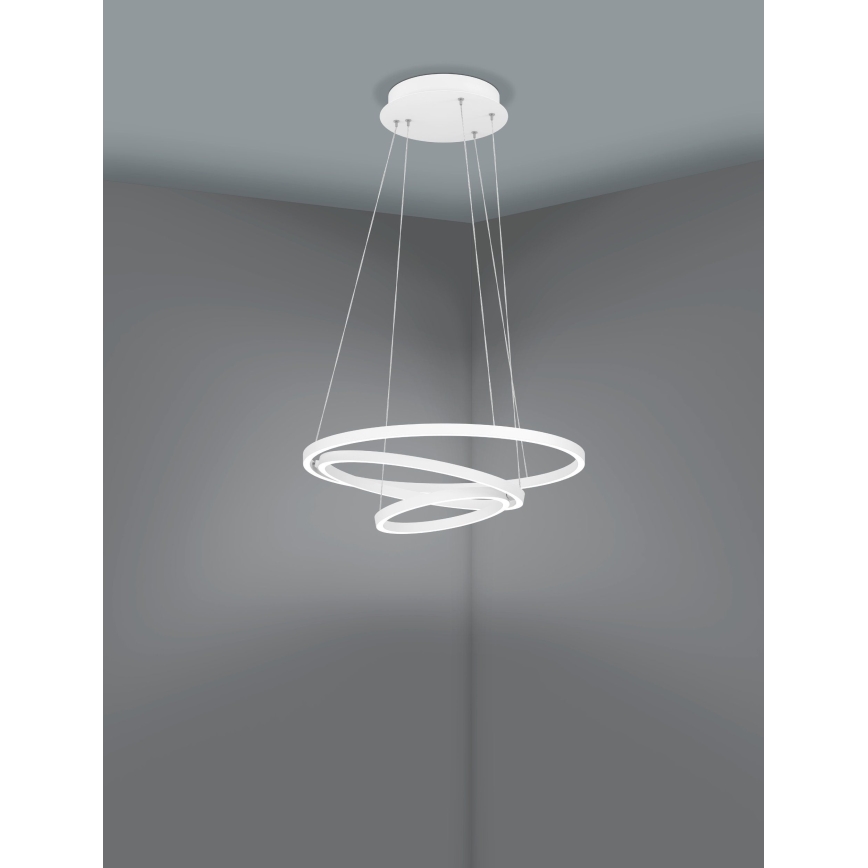 Eglo - LED Reguliuojamas pakabinamas sietynas LOBINERO-Z LED/43,2W/230V baltas