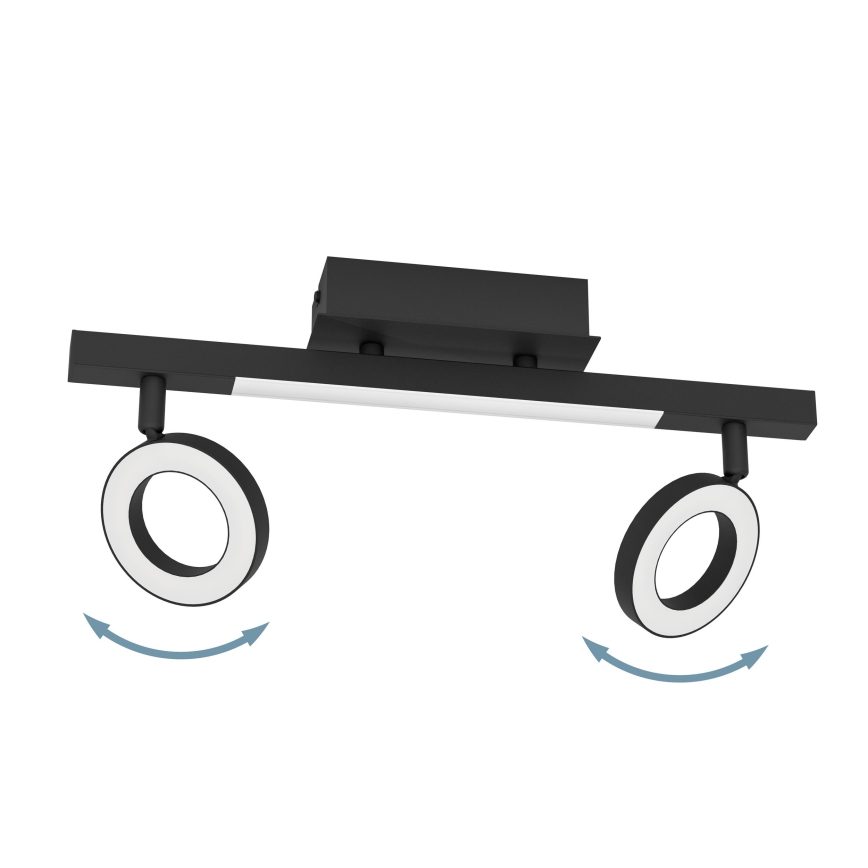 Eglo - LED taškinis šviestuvas 2xLED/3,2W/230V + LED/3,3W