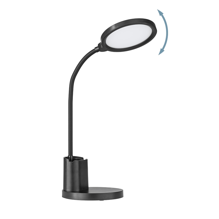 Eglo - LED Reguliuojama stalinė lempa LED/2,1W/5V 1500 mAh juoda