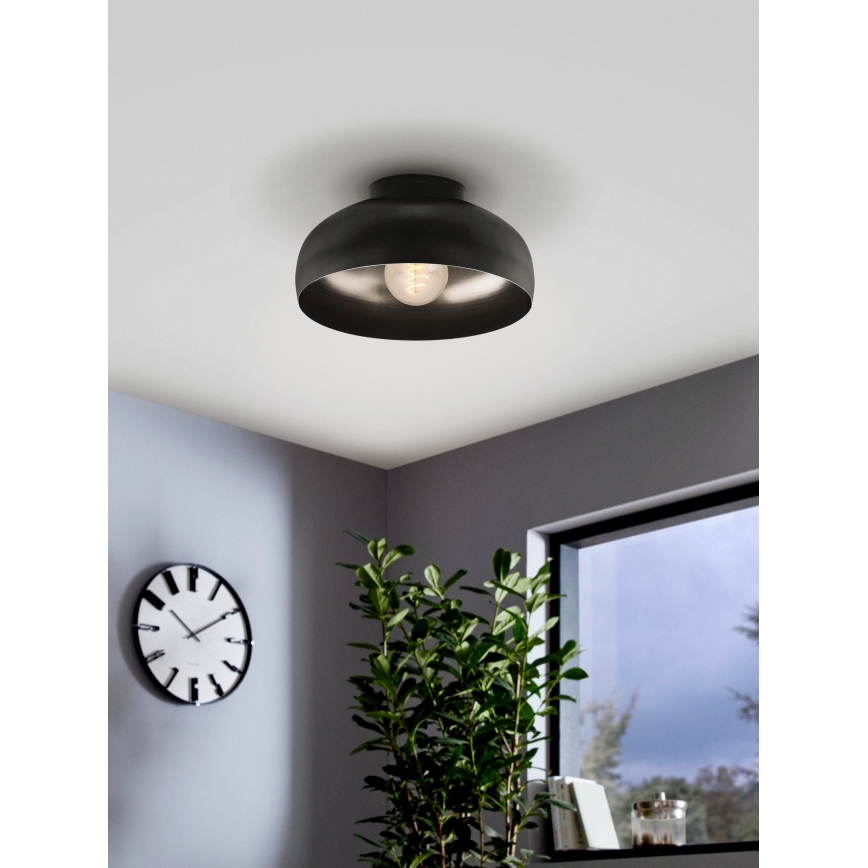 Eglo – Lubinis šviestuvas 1xE27/40W/230V juodas