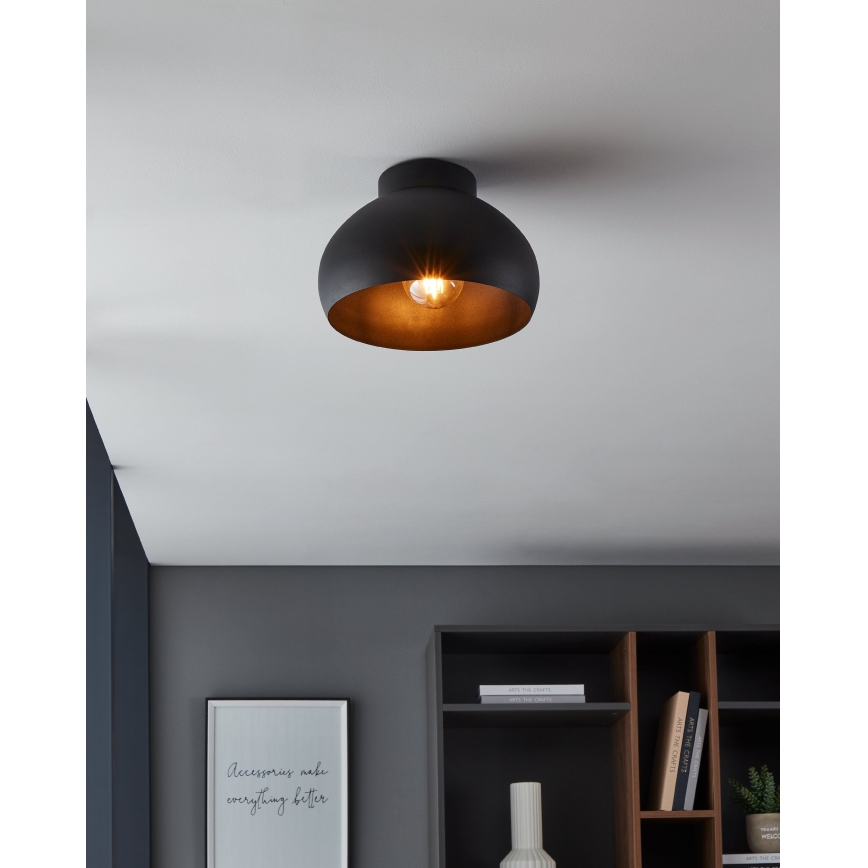 Eglo – Lubinis šviestuvas 1xE27/40W/230V juodas