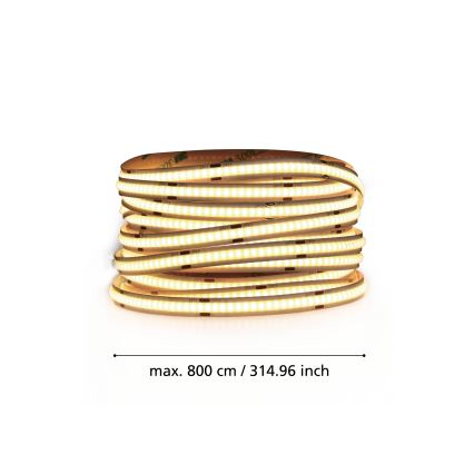 Eglo - LED juosta 8m LED/64W/24/230V 3000K