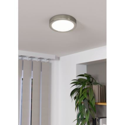 Eglo - LED Pritemdomas lubinis šviestuvas LED/11W/230V matinis chromas