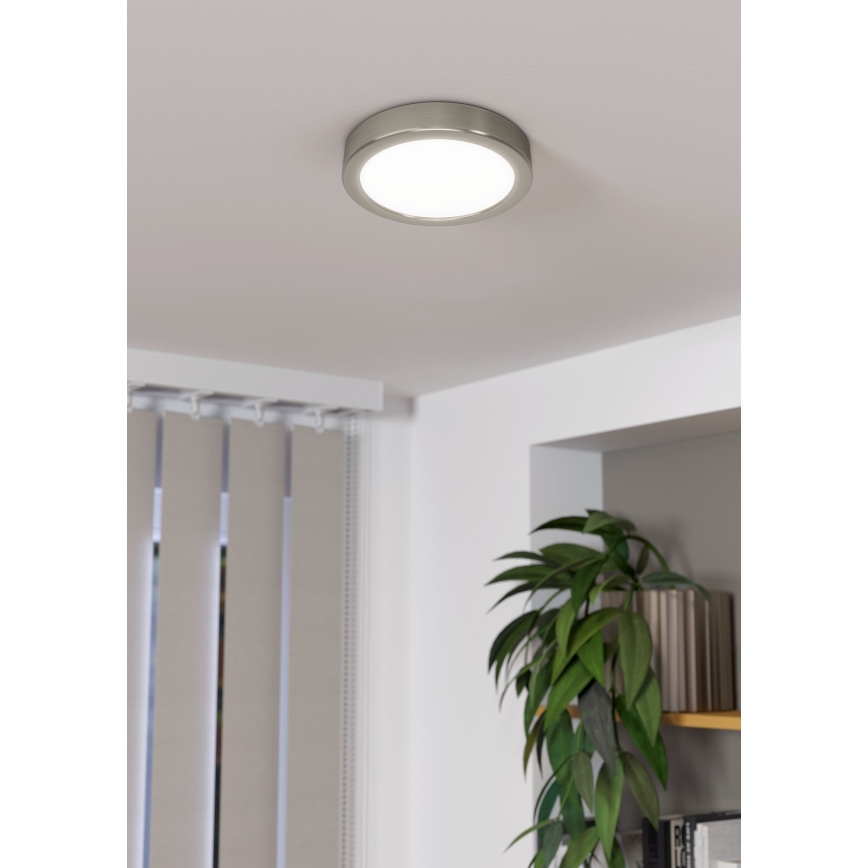 Eglo - LED Pritemdomas lubinis šviestuvas LED/11W/230V matinis chromas