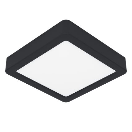 Eglo - Dimeriuojamas LED lubų šviestuvas LED/11W/230V juodas 16x16 cm