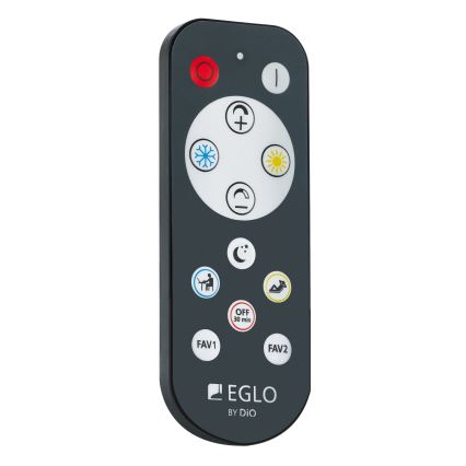 Eglo - LED Reguliuojamas lubinis šviestuvas LED/25,6W/230V + valdymo pultas