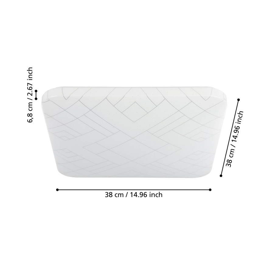 Eglo - LED Lubinis šviestuvas LED/19,5W/230V