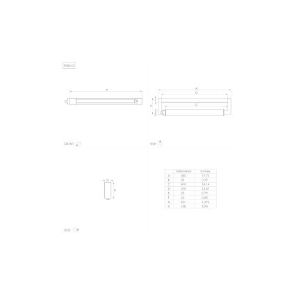 Eglo - LED Vonios veidrodžio apšvietimas LED/8,9W/230V IP44
