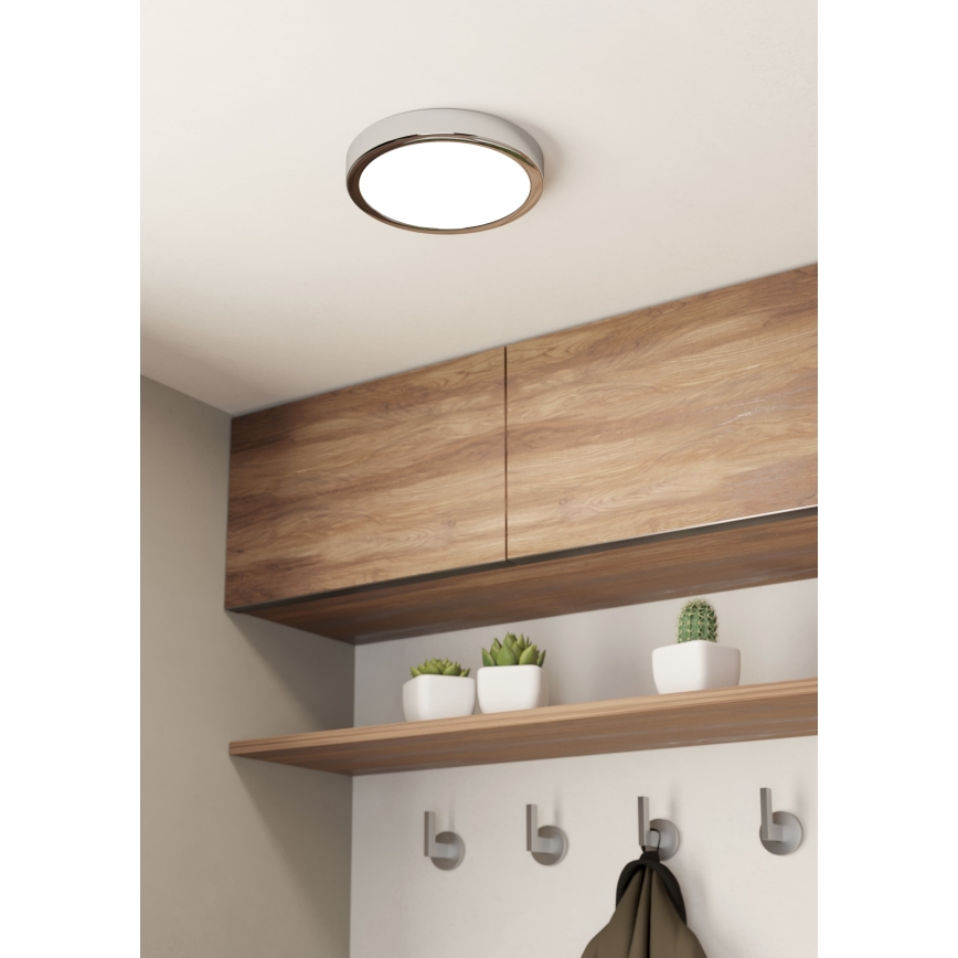 Eglo - LED lubinis vonios šviestuvas LED/17W/230V IP44 blizgus chromas