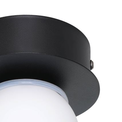 Eglo - LED lubinis vonios šviestuvas LED/3,3W/230V IP44 juoda