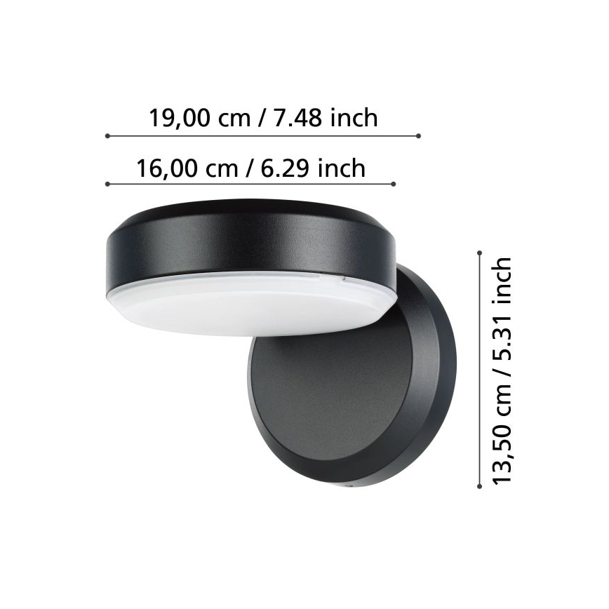 Eglo - LED sieninis lauko šviestuvas LED/10,8/230V IP54