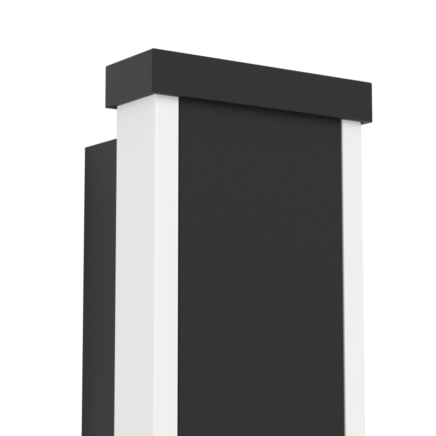 Eglo - LED sieninis lauko šviestuvas 2xLED/7W/230V 3000K IP55 juoda