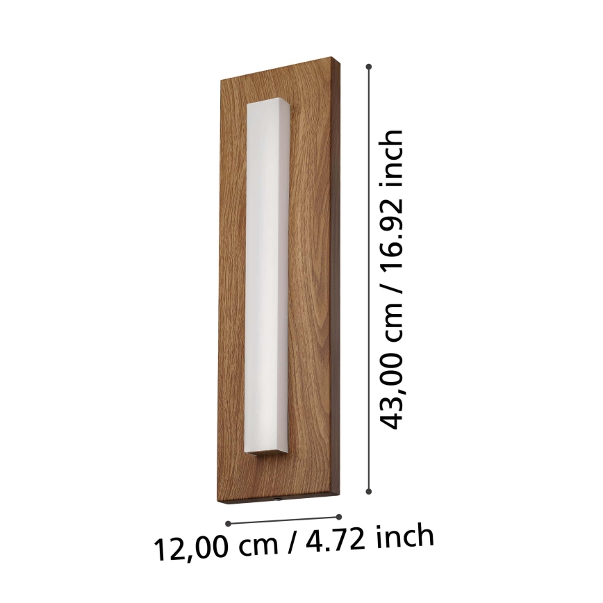 Eglo - LED sieninis lauko šviestuvas LED/7W/230V IP44