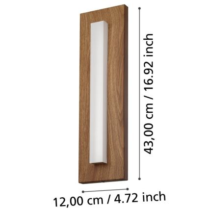 Eglo - LED sieninis lauko šviestuvas LED/7W/230V IP44