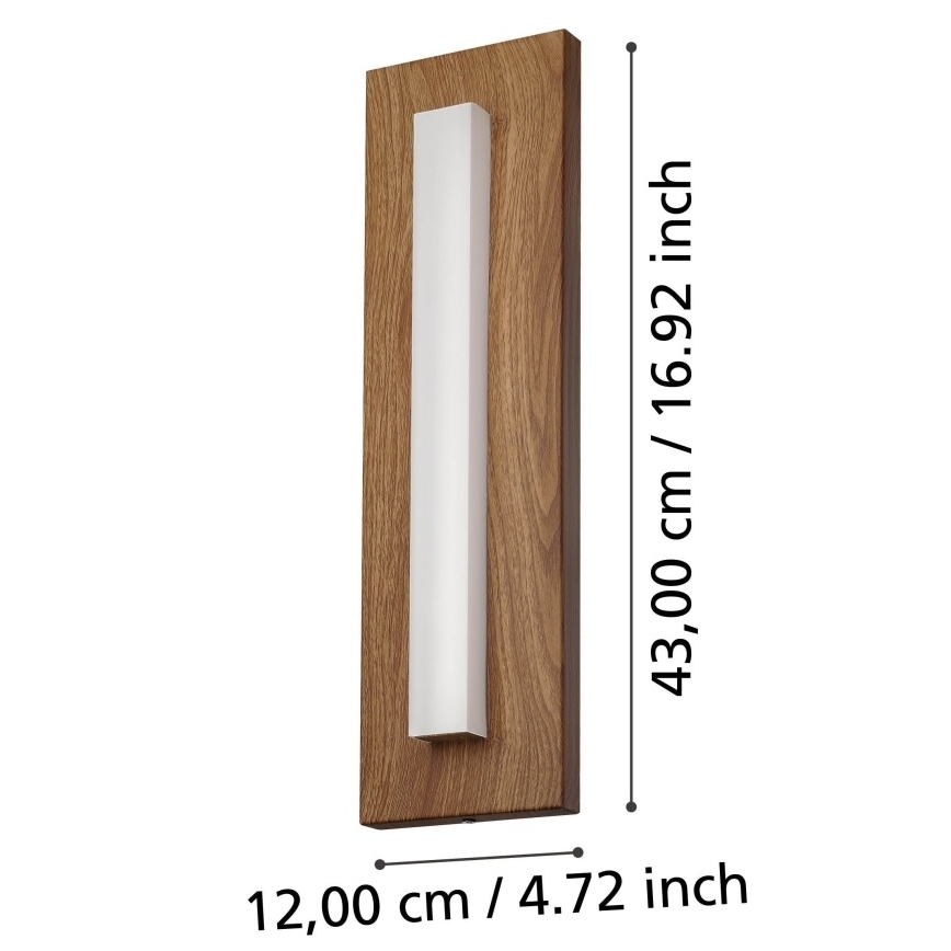 Eglo - LED sieninis lauko šviestuvas LED/7W/230V IP44