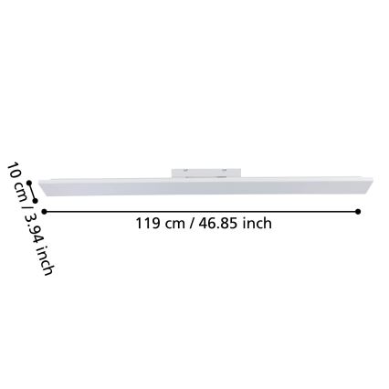 Eglo - LED lubinis šviestuvas LED/21W/230V 3000K 118,7 cm