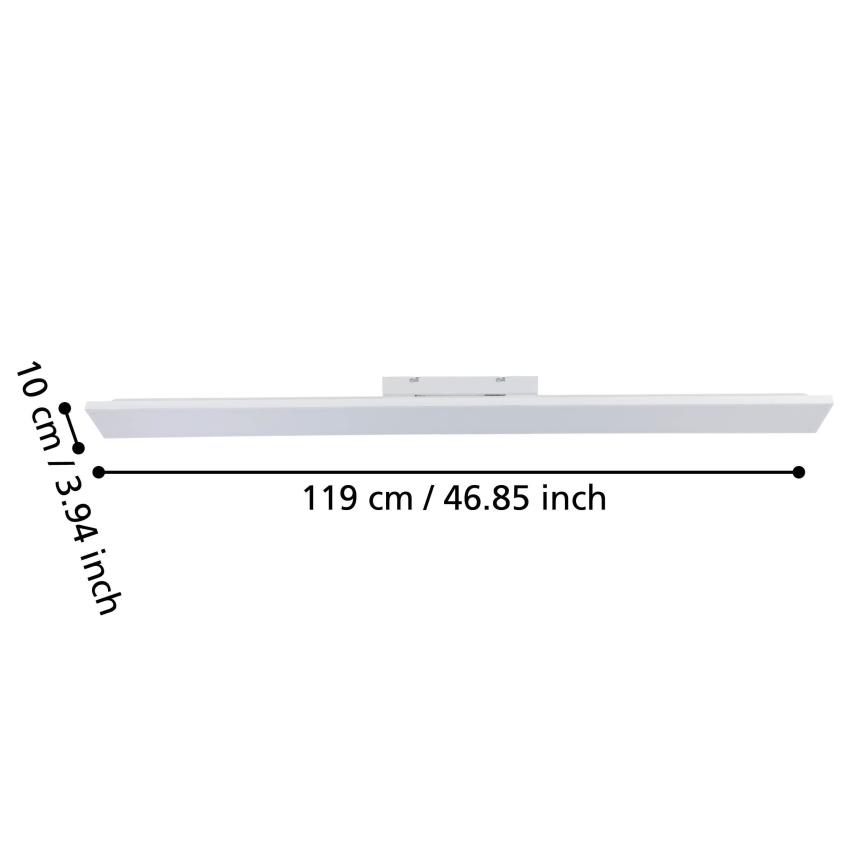 Eglo - LED lubinis šviestuvas LED/21W/230V 3000K 118,7 cm