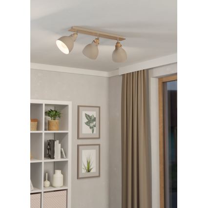 Eglo - Akcentinis apšvietimas 3xE27/28W/230V