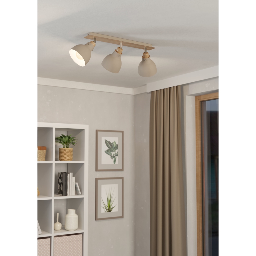 Eglo - Akcentinis apšvietimas 3xE27/28W/230V