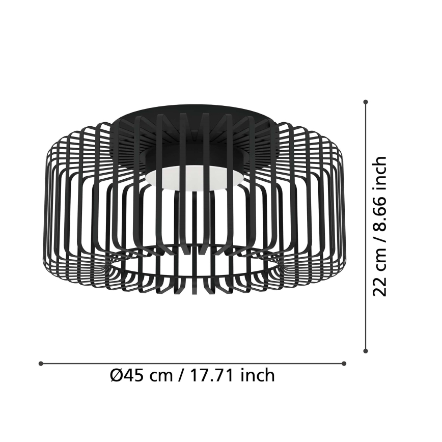 Eglo - LED RGBW Reguliuojamas lubinis šviestuvas LED/22W/230V 2700-6500K