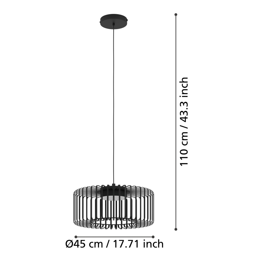 Eglo - LED RGBW Reguliuojamas pakabinamas sietynas LED/22W/230V 2700-6500K
