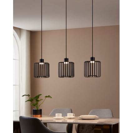 Eglo - LED RGBW Reguliuojamas pakabinamas sietynas 3xLED/3,7W/230V 2700-6500K