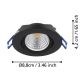 Eglo - RINKINYS 3x LED Reguliuojami įleidžiami šviestuvai SALICETO LED/6W/230V