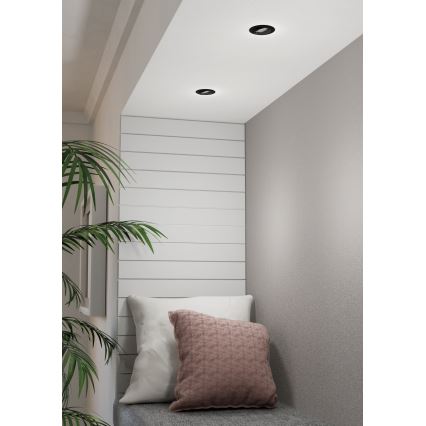 Eglo - RINKINYS 3x LED Įleidžiami šviestuvai PENETO 1xGU10/4,6W/230V