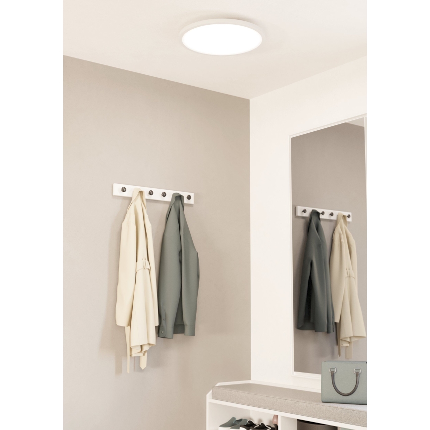Eglo - LED Pritemdomas lubinis šviestuvas LED/33,5W/230V diametras 45 cm balta