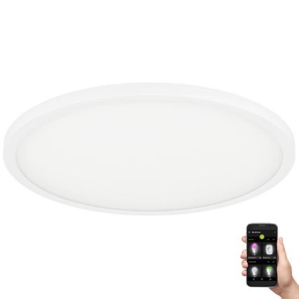 Eglo - LED Pritemdomas lubinis šviestuvas LED/41W/230V diametras 60 cm balta