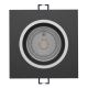 Eglo - LED RGBW Pritemdomas įleidžiamas lubinis šviestuvas LED/4,7W/230V juoda