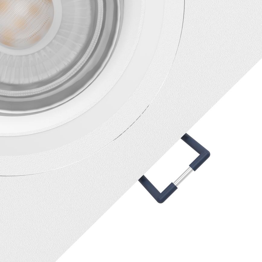 Eglo - LED RGBW Pritemdomas įleidžiamas lubinis šviestuvas LED/4,7W/230V balta